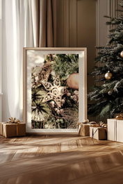 Wallity Nwyearsngmdl3 Pintura Decorativa Enmarcada 33 x 48 cm con Marco de Madera Maciza y Papel Fotográfico